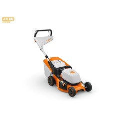 Tondeuse à gazon sans fil AK STIHL RMA248, largeur de coupe 46 cm, bac de ramassage 52 L