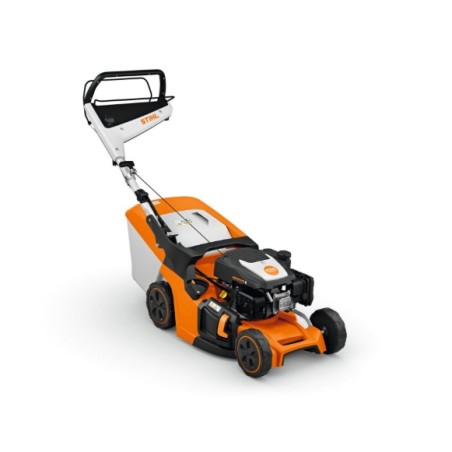STIHL RM443V 139cc petrol lawnmower, 41cm cutting width, 52L grass catcher | Newgardenstore.eu