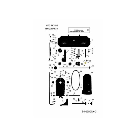 RESSORT DE MONTAGE 4KH-P04 ORIGINAL MTD | Newgardenstore.eu