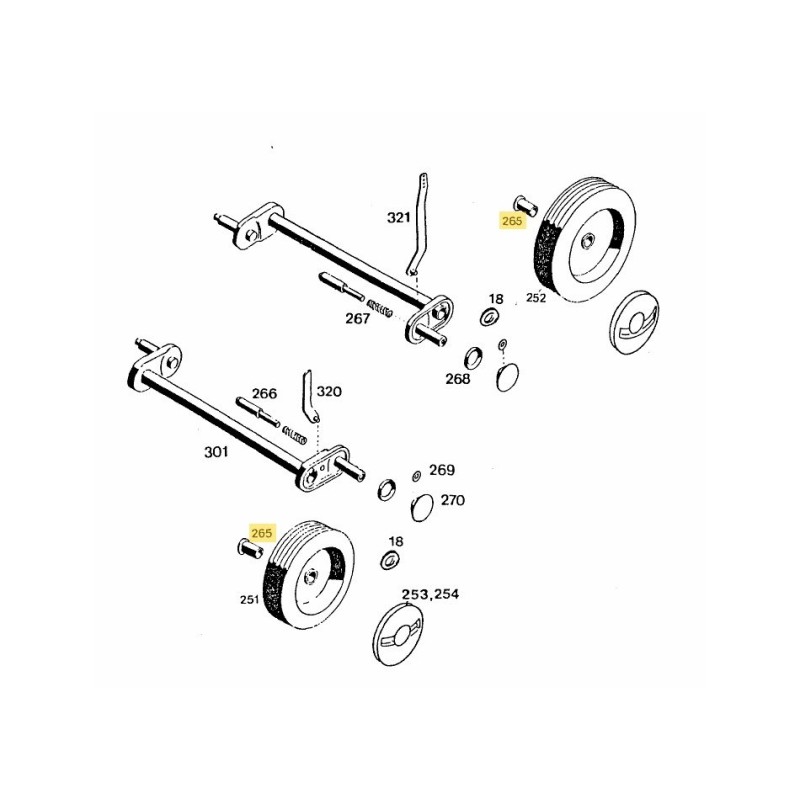 ENTRETOISE 4930502 ORIGINAL MTD