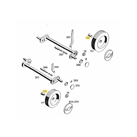 ENTRETOISE 4930502 ORIGINAL MTD | Newgardenstore.eu