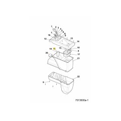 Condensatore L2 GT/T3667-1997 7513030 ORIGINALE MTD