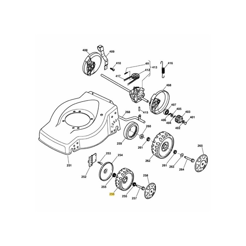 RAD Ò 165 G3 22686091/1 6040050 ORIGINALE MTD