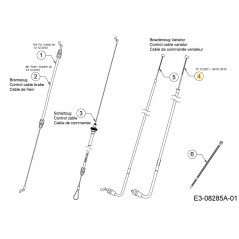 CAVO CAMBIO SELEZIONARE SPD CON GOMITO 746-04836 ORIGINALE MTD | Newgardenstore.eu