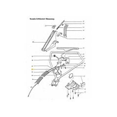 Controllo via cavo SPD CSV 6912124 ORIGINALE MTD | Newgardenstore.eu