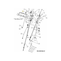 CABLE DE FRENO TEC LV 195 746-04355 ORIGINAL MTD | Newgardenstore.eu