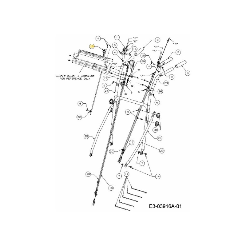 BREMSKABEL TEC LV 195 746-04355 ORIGINAL MTD