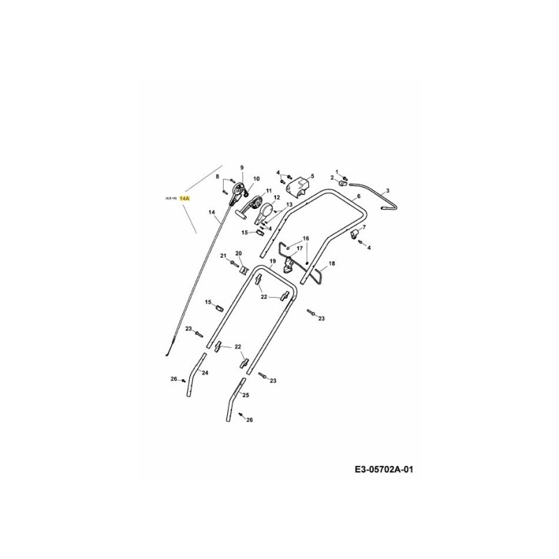 Alloggiamento per quadri elettrici EBG di 3634968 ORIGINALE MTD Alloggiamento per quadri elettrici EBG di 3634968 ORIGINALE MTD