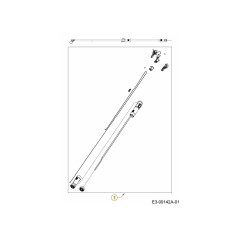 Kit de reparación de vástago PDC 753-08618 ORIGINAL MTD | Newgardenstore.eu