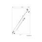 Repair kit stem PDC 753-08618 ORIGINAL MTD
