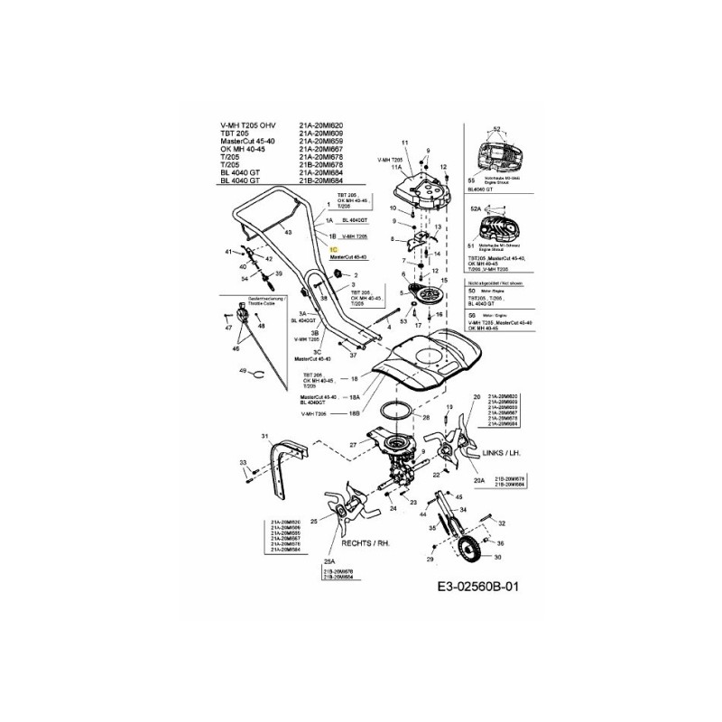 FINITURA VERNICIATO AUTOPRODOTTA 749-04262A-S ORIGINALE MTD