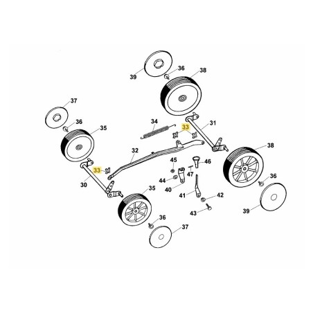 ANELLO DI SICUREZZA 0020983 ORIGINALE MTD | Newgardenstore.eu