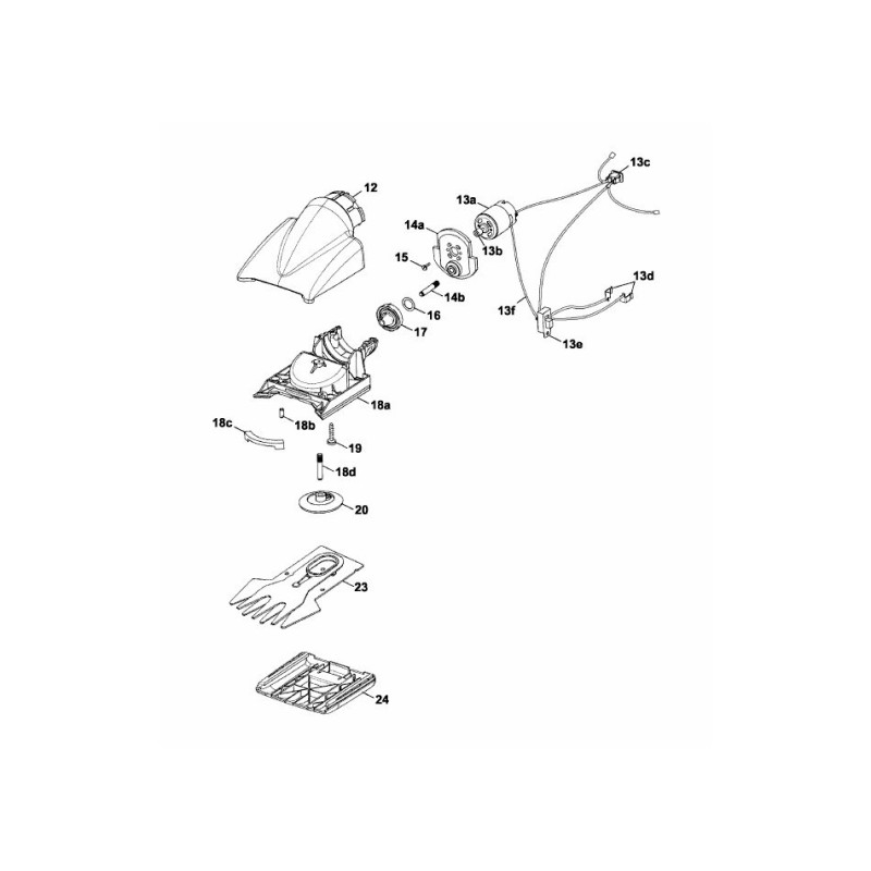 Arbre denté droit 7086114 d'origine MTD