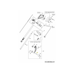Axle 7136104 ORIGINAL MTD