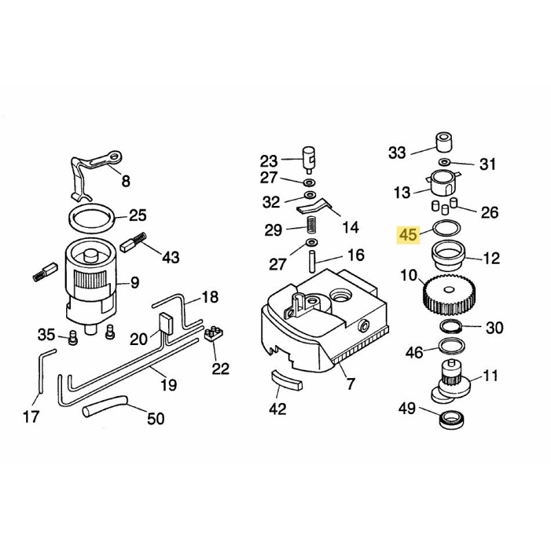 ANELLO D26X1 I3 45490069 7490311 ORIGINALE MTD ANELLO D26X1 I3 45490069 7490311 ORIGINALE MTD