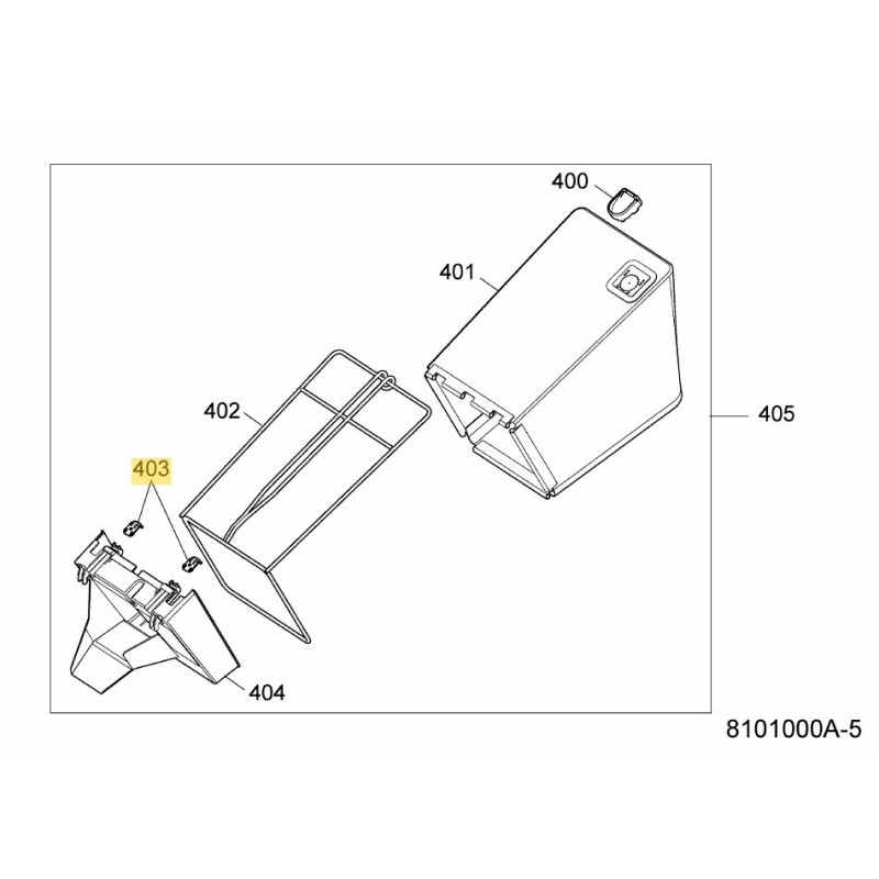 Barre de verrouillage 8101309 ORIGINAL MTD Barre de verrouillage 8101309 ORIGINAL MTD