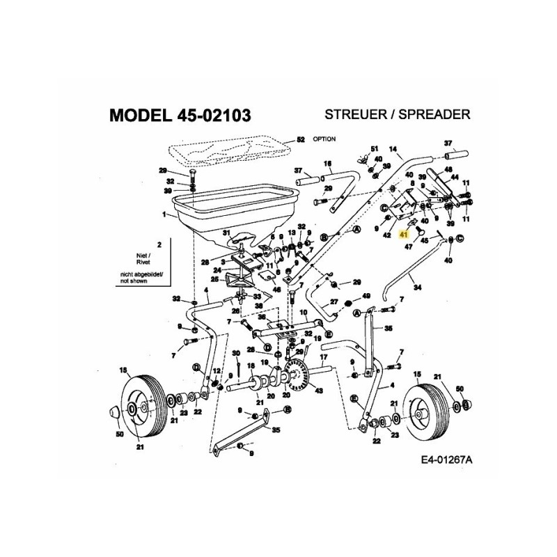 ARRESTO REGOLABILE AF-24858 ORIGINALE MTD ARRESTO REGOLABILE AF-24858 ORIGINALE MTD