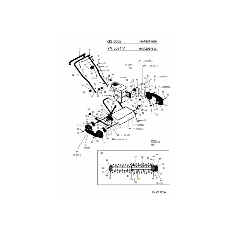 Kunststoff-Distanzbuchse TJ-2016254 Original MTD