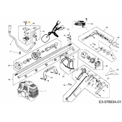 JEU DE BOUTON DE RÉGLAGE 092.63.011 ORIGINAL MTD