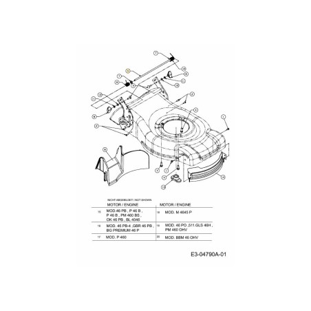 ROD:TAILGATE:J&amp-I DECK 711-04642-Z ORIGINAL MTD | Newgardenstore.eu