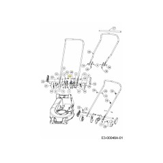 ADAPTADOR: CORTADORA: BOLSA DE CÉSPED: DM 731-13126 ORIGINAL MTD