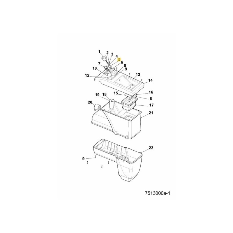 PROTEZIONE DA SOVRACCARICO 7513180 ORIGINALE MTD