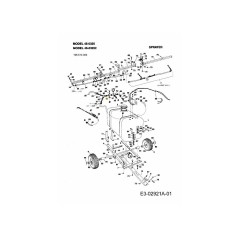 ADAPTATEUR, 1/2" NPT X TUYAU AF-45031 ORIGINAL MTD