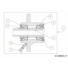 ADAPTER FITTING 737-04373 ORIGINAL MTD