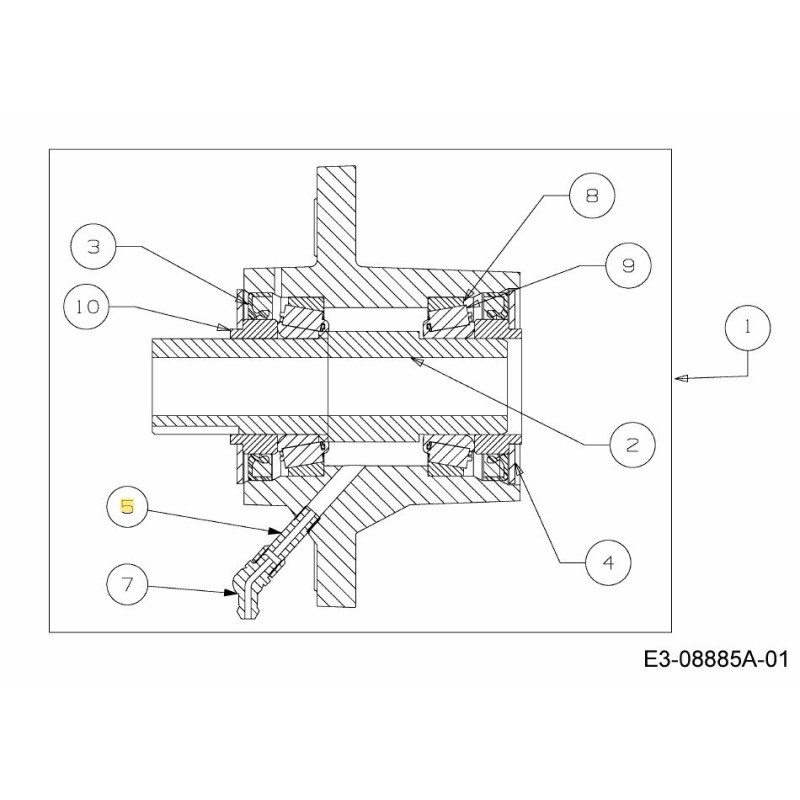 Adapter passend für 737-04373 Original MTD