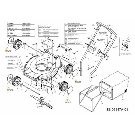 4007VG-SG SG-4007VG ORIGINAL MTD | Newgardenstore.eu