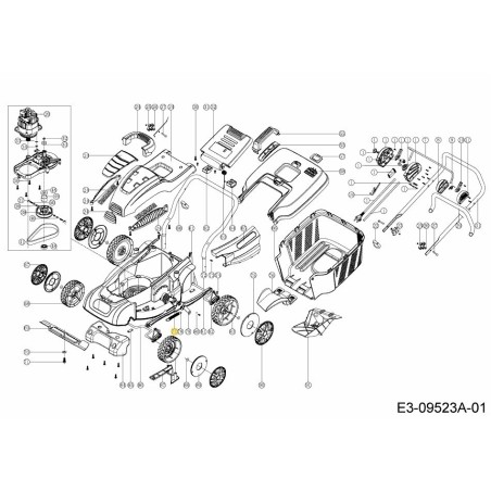 ADJUSTING LEVER 092.64.476 ORIGINAL MTD | Newgardenstore.eu