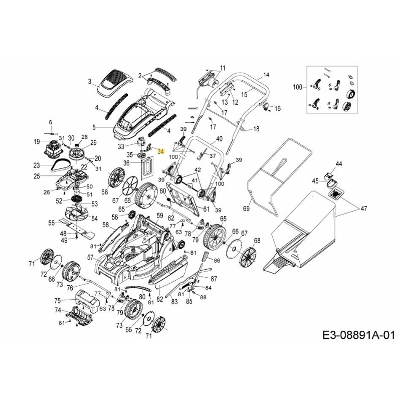 BRACCIO, STERZO 731-10716 ORIGINALE MTD BRACCIO, STERZO 731-10716 ORIGINALE MTD