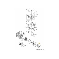 SCATOLA RISCALDANTE 751-14728 ORIGINALE MTD