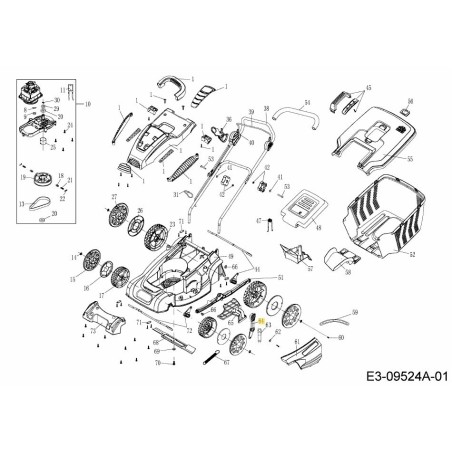ADJUSTING LEVER 092.64.507 ORIGINAL MTD | Newgardenstore.eu