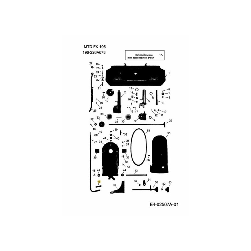 HANDLE SLEEVE 15 4HJ-G02 ORIGINAL MTD HANDLE SLEEVE 15 4HJ-G02 ORIGINAL MTD