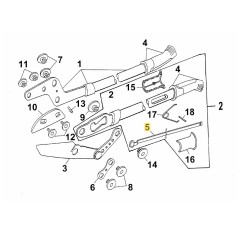 Stange, beschichtet 7277105 Original MTD
