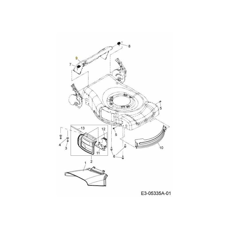 ASTA PORTA 800 747-05034 ORIGINALE MTD ASTA PORTA 800 747-05034 ORIGINALE MTD