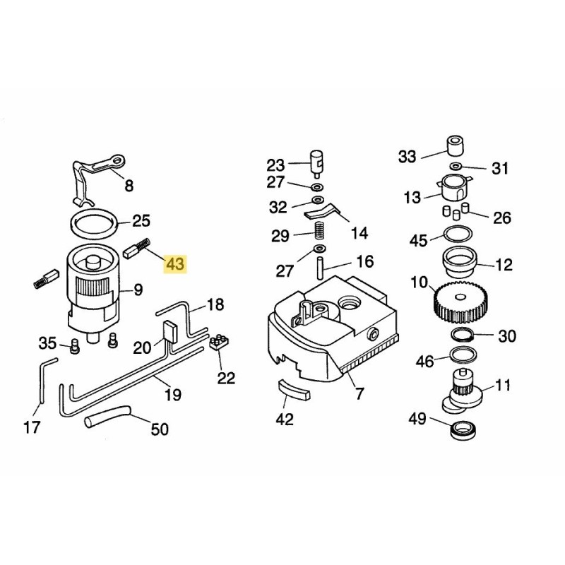 PEZZO DI CARBONIO 7490135 ORIGINALE MTD