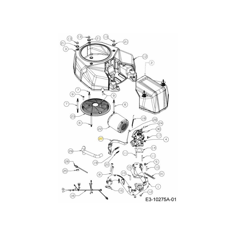 ARM, GOVERNATORE 751-15331 ORIGINALE MTD