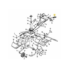 HANDLE ASSEMBLY 092.48.246 ORIGINAL MTD