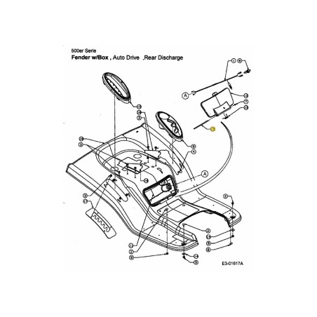 Stange:Drehpunkt:Werkzeugkasten 747-1307 Original MTD | Newgardenstore.eu