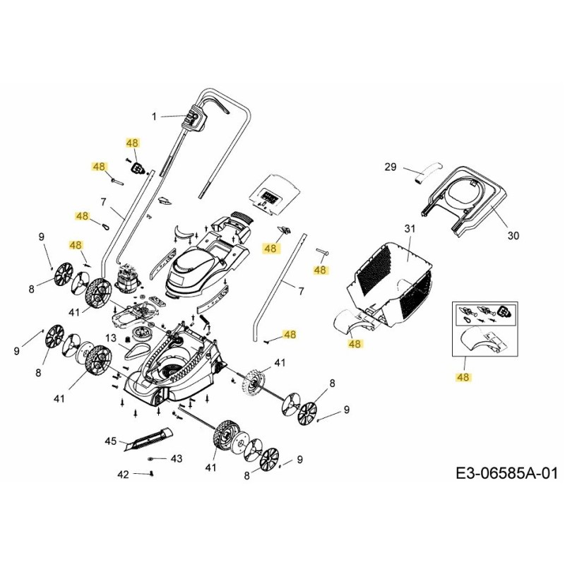 ACCESSORY PACKING 092.48.937 ORIGINAL MTD