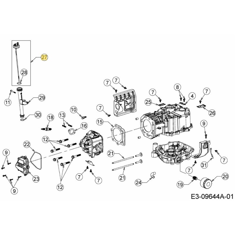 ASTINA DI LIVELLO 731-10877 ORIGINALE MTD