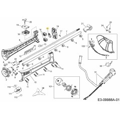 SUPPORTO TUBO CARBURATORE 092.63.897 ORIGINALE MTD | Newgardenstore.eu