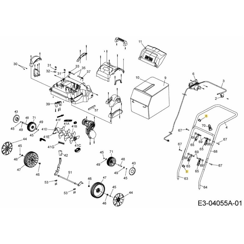 ABRAZADERA, CABLE 731-10137 ORIGINAL MTD
