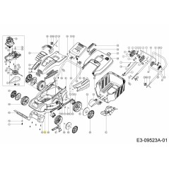 PIASTRA DI TENUTA DELL'ASSE 092.64.481 ORIGINALE MTD