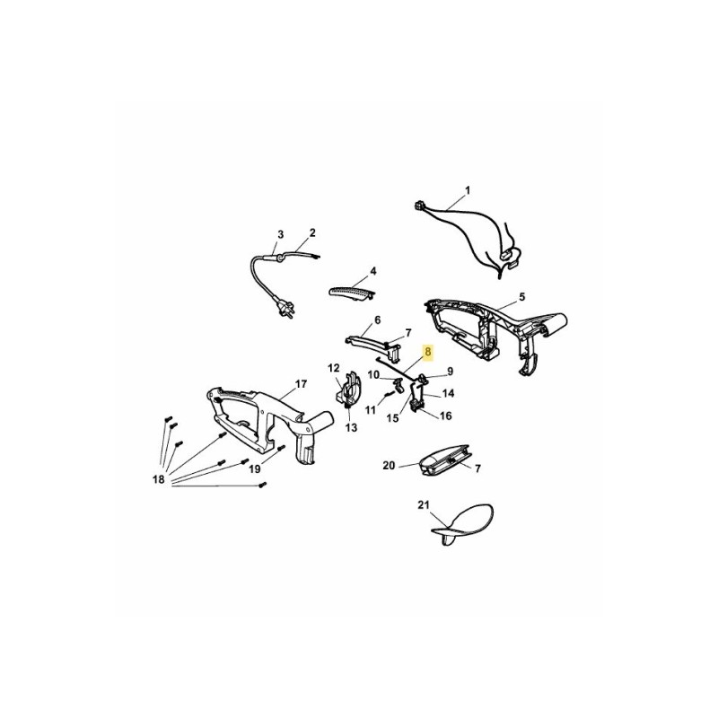 connecting rod 7440110 ORIGINAL MTD