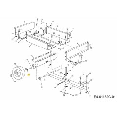 CLIP DE EJE AF-25910 ORIGINAL MTD