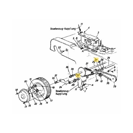 Bride de palier 741-0249 ORIGINAL MTD | Newgardenstore.eu