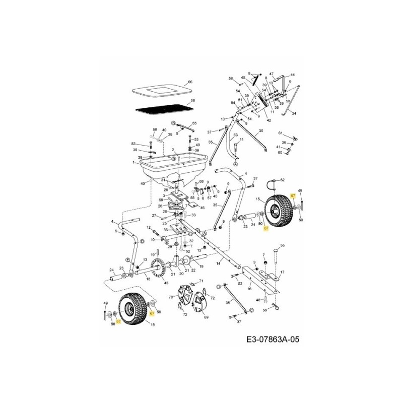 BALL BEARING AF-43631 ORIGINAL MTD